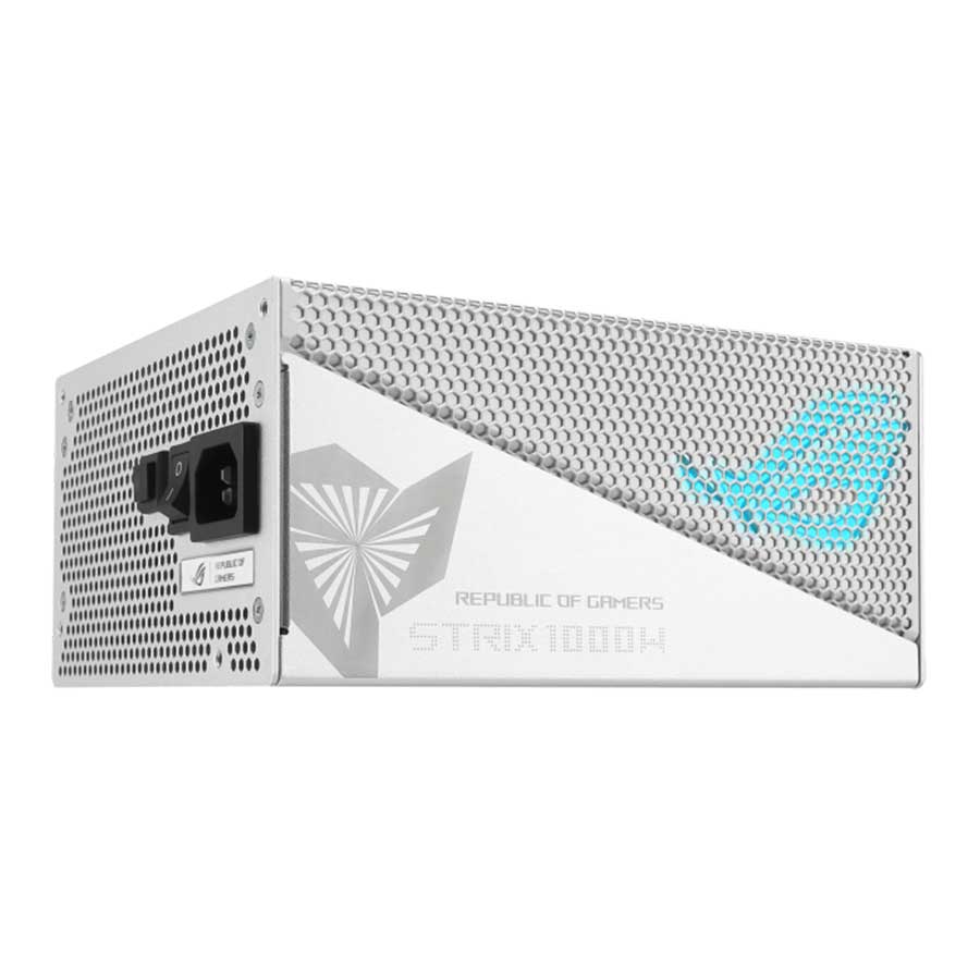 پاور کامپیوتر 1000 وات تمام ماژولار ایسوس مدل ROG-STRIX-1000G-AURA-WHITE-GAMING