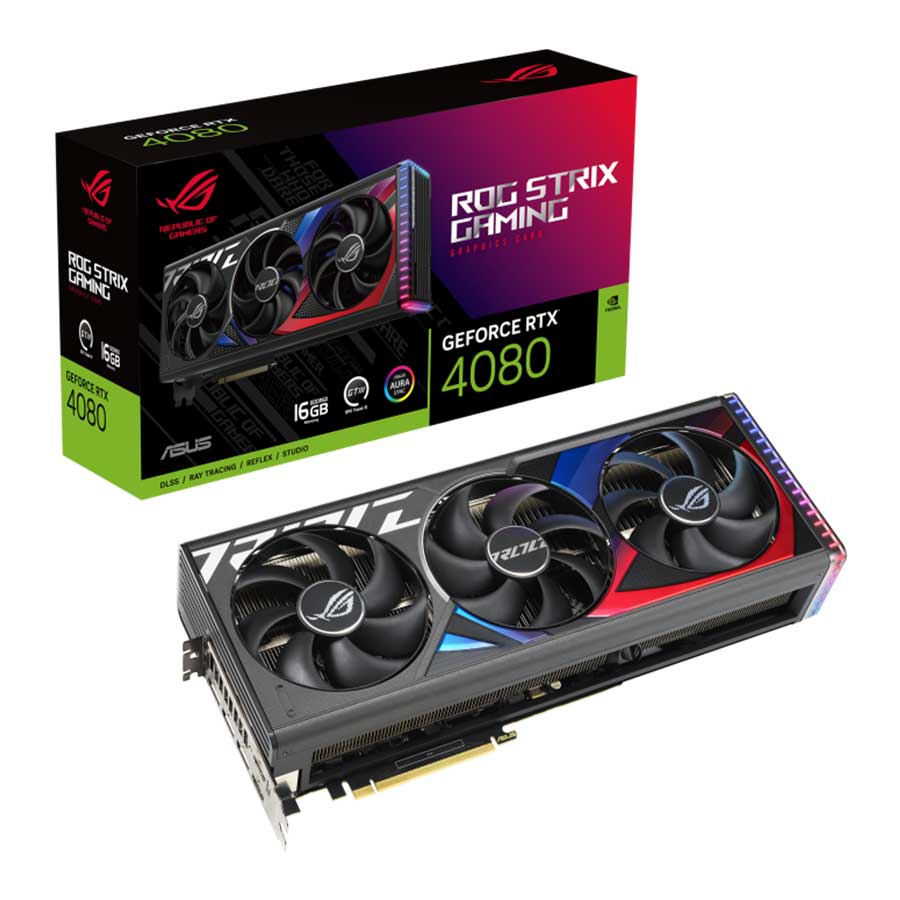 کارت گرافیک ایسوس مدل ROG Strix GeForce RTX4080 16GB GDDR6X