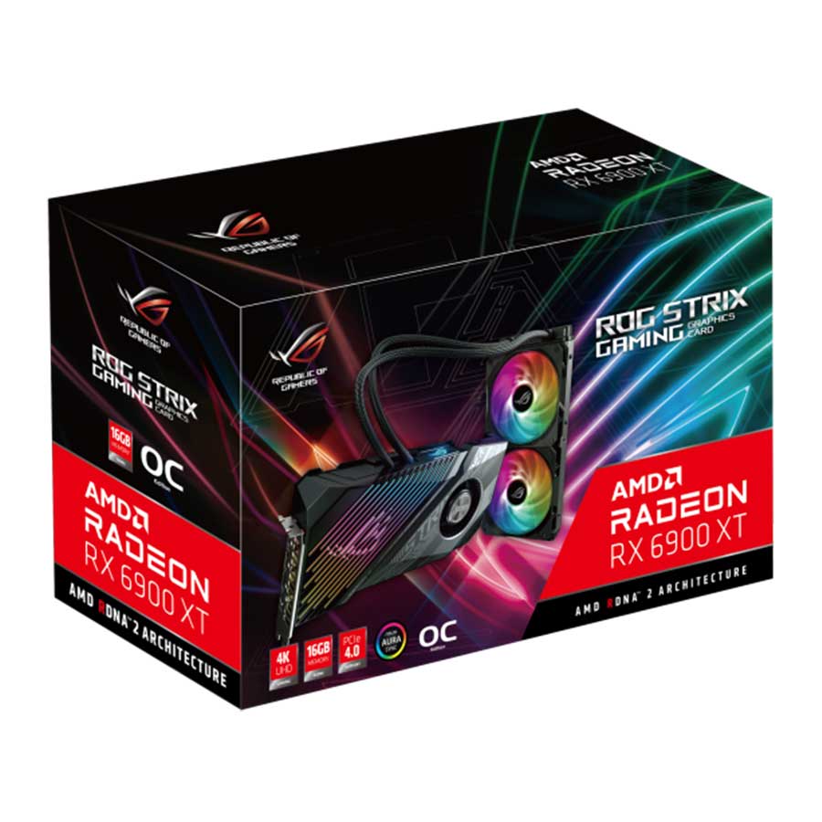 کارت گرافیک ایسوس مدل ROG STRIX LC RX6900XT O16G GAMING