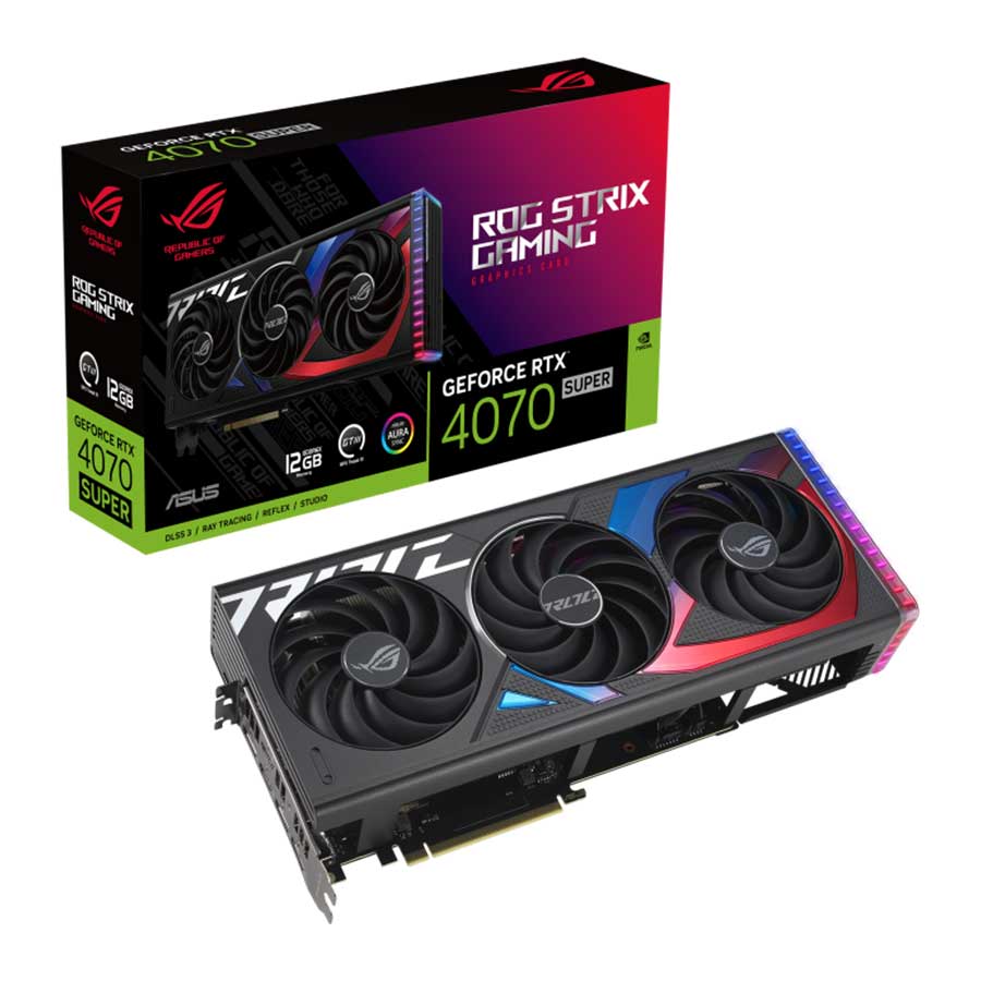 کارت گرافیک ایسوس مدل ROG-STRIX-RTX4070S-O12G-GAMING