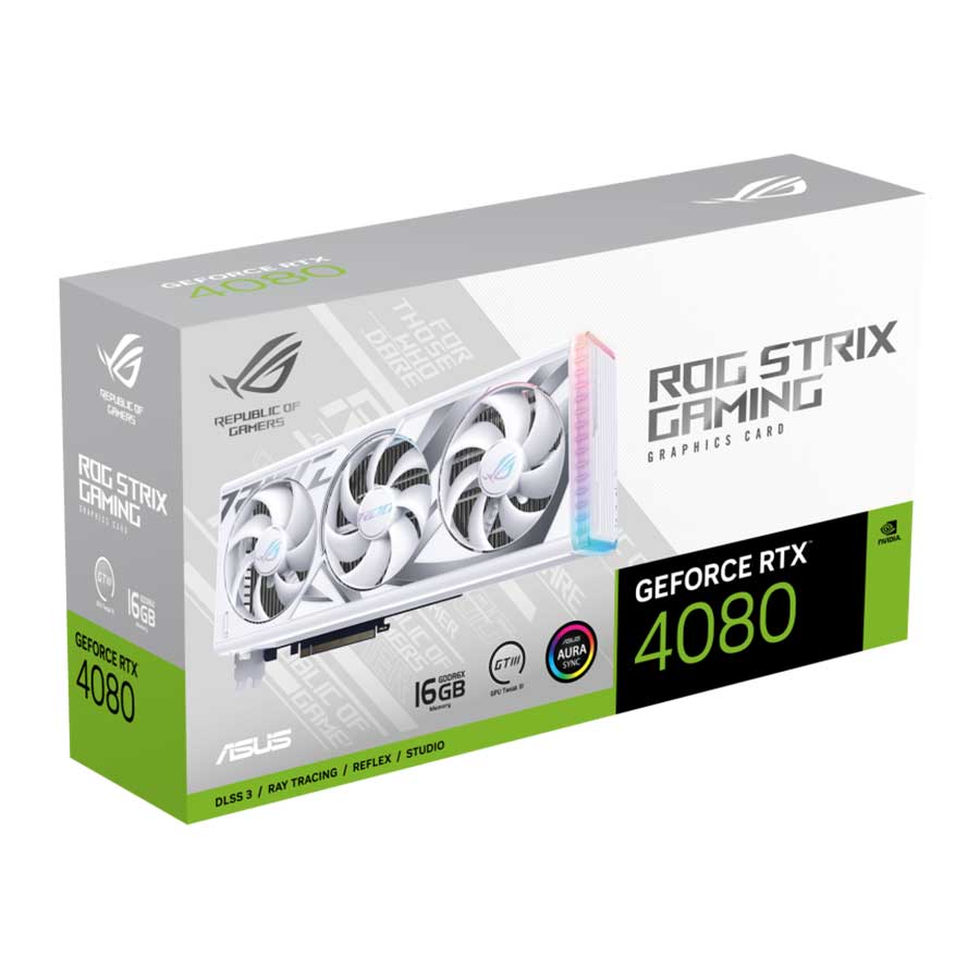 کارت گرافیک ایسوس مدل ROG-STRIX-RTX4080-16G-WHITE