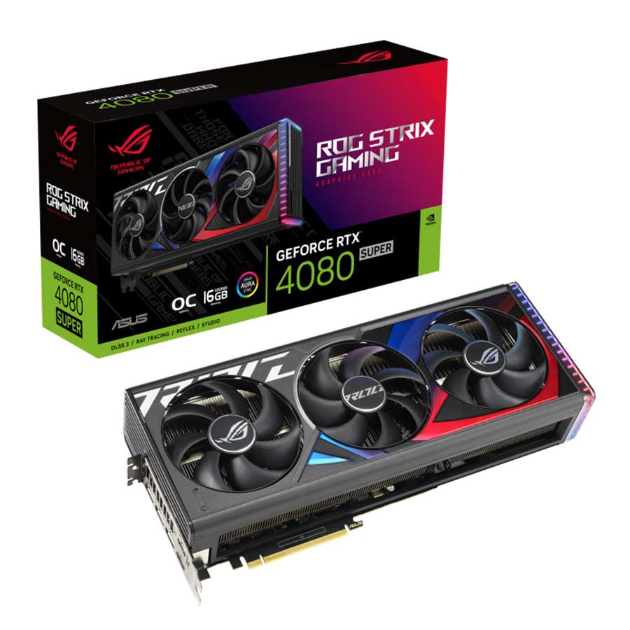 کارت گرافیک ایسوس مدل ROG-STRIX-RTX4080S-O16G-GAMING