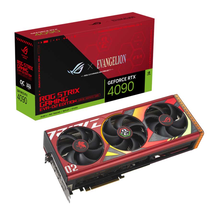 کارت گرافیک ایسوس مدل ROG-STRIX-RTX4090-O24G-EVA-02-EDITION