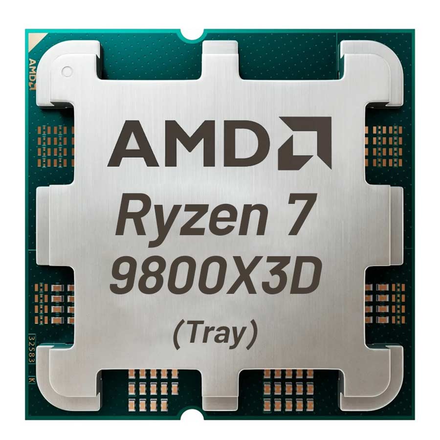 سی پی یو بدون باکس ای ام دی مدل Ryzen 7 9800X3D