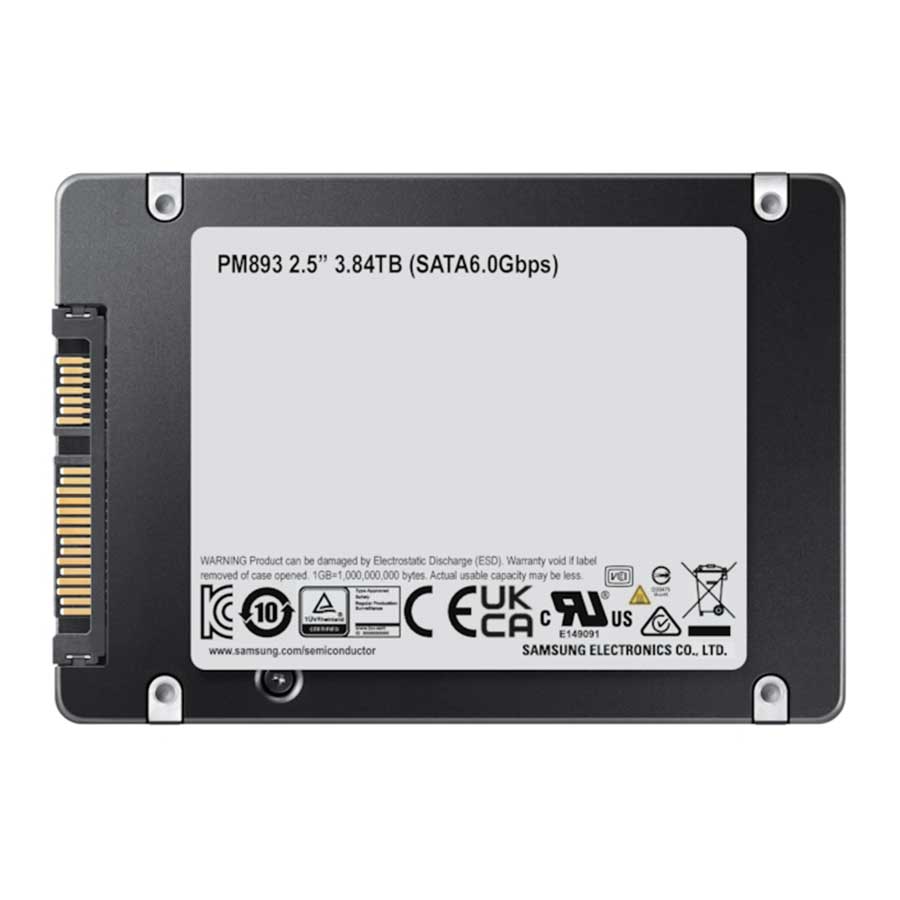 اس اس دی 3.84 ترابایت 2.5 اینچ SATA سامسونگ مدل PM893