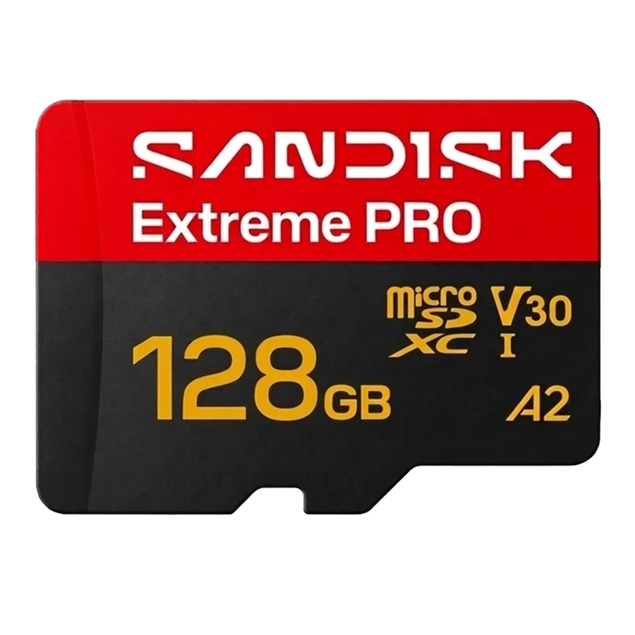 SanDisk Extreme PRO UHS-I-U3 A2 V30 Class 10 128GB 250MB/s microSDXC Memory Card کارت حافظه microSDXC سن دیسک