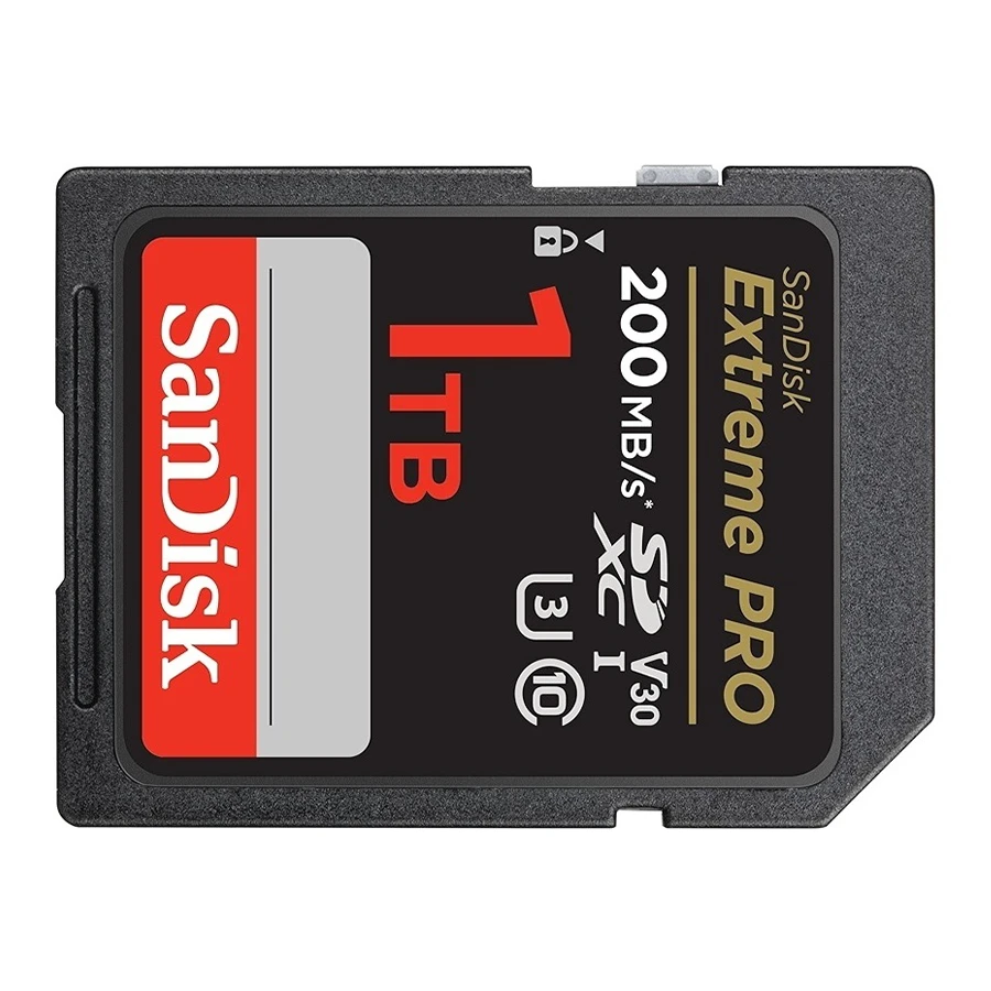 SanDisk Extreme PRO UHS-I-U3 V30 1TB 200MB/s SDXC Memory Card کارت حافظه SDXC سن دیسک