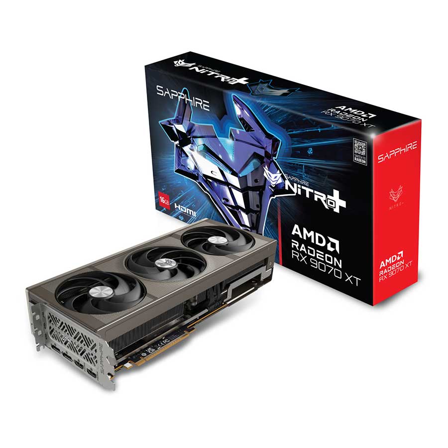 کارت گرافیک سافایر مدل NITRO+ AMD RX 9070 XT OC 16GB