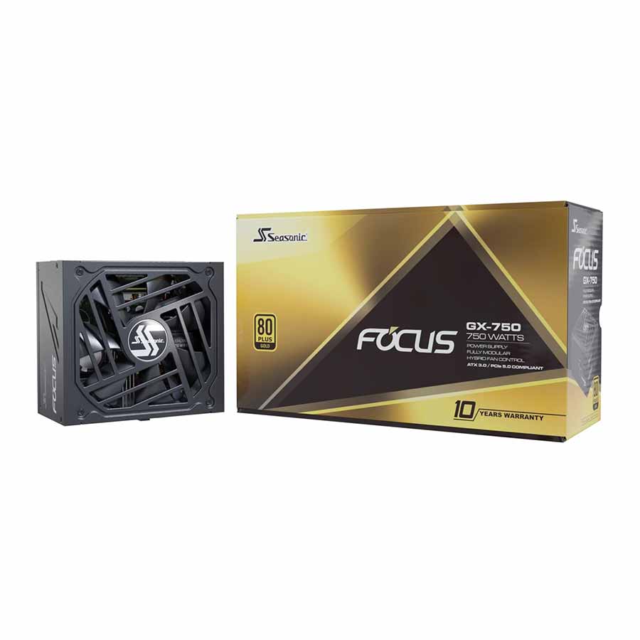 پاور کامپیوتر 750 وات تمام ماژولار سی سونیک مدل FOCUS GX ATX 3.0