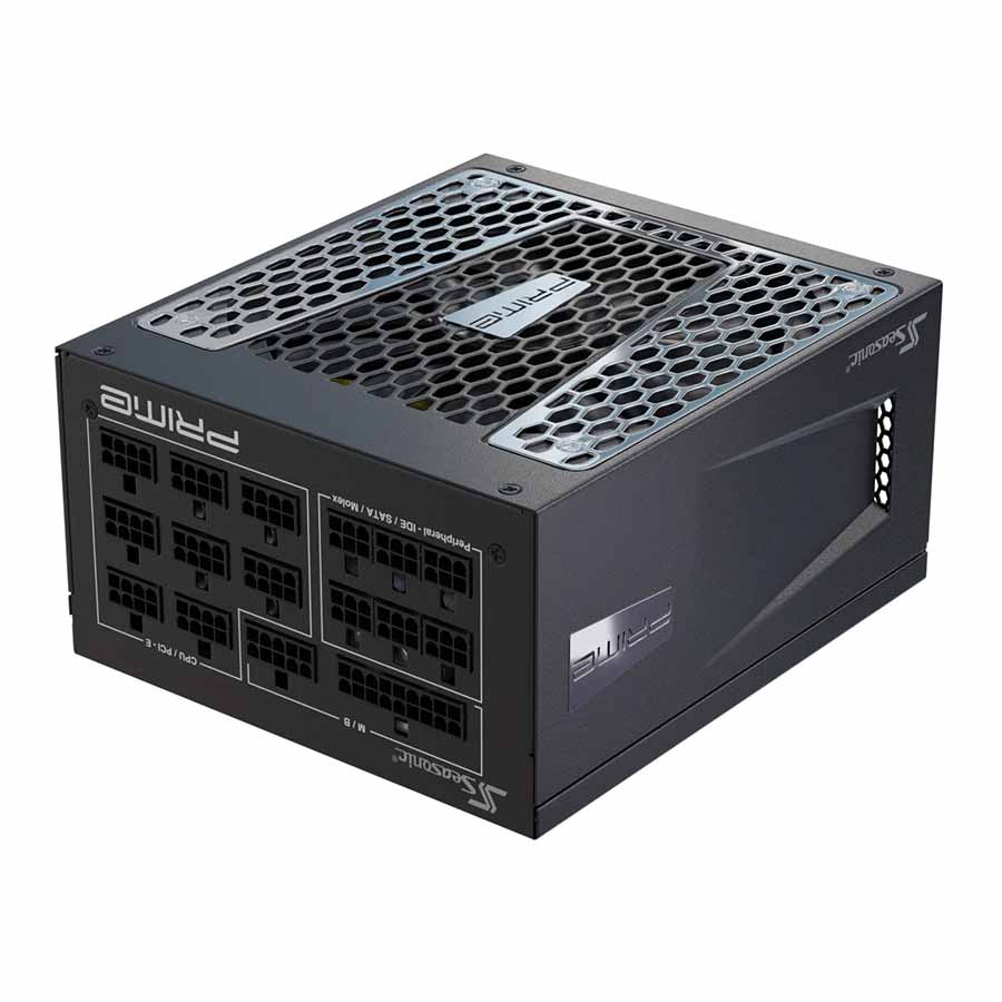 تصویر پاور کامپیوتر 1300 وات تمام ماژولار سی سونیک مدل PRIME PX Seasonic PRIME PX 80PLUS Platinum 1300W Full Modular PSU