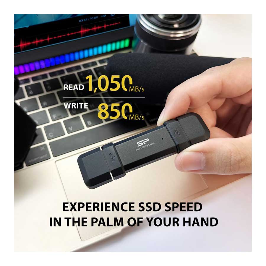 اس اس دی اکسترنال 500 گیگابایت USB-C سیلیکون پاور مدل DS72