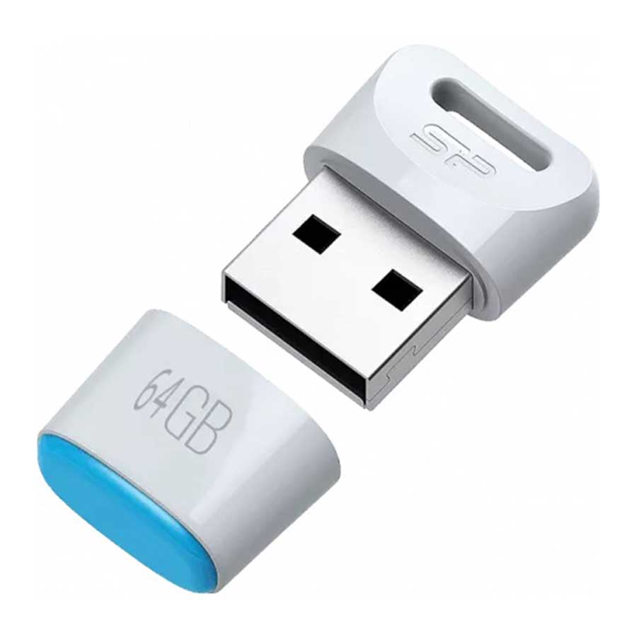 فلش مموری 64 گیگابایت USB 2.0 سیلیکون پاور مدل TOUCH T06