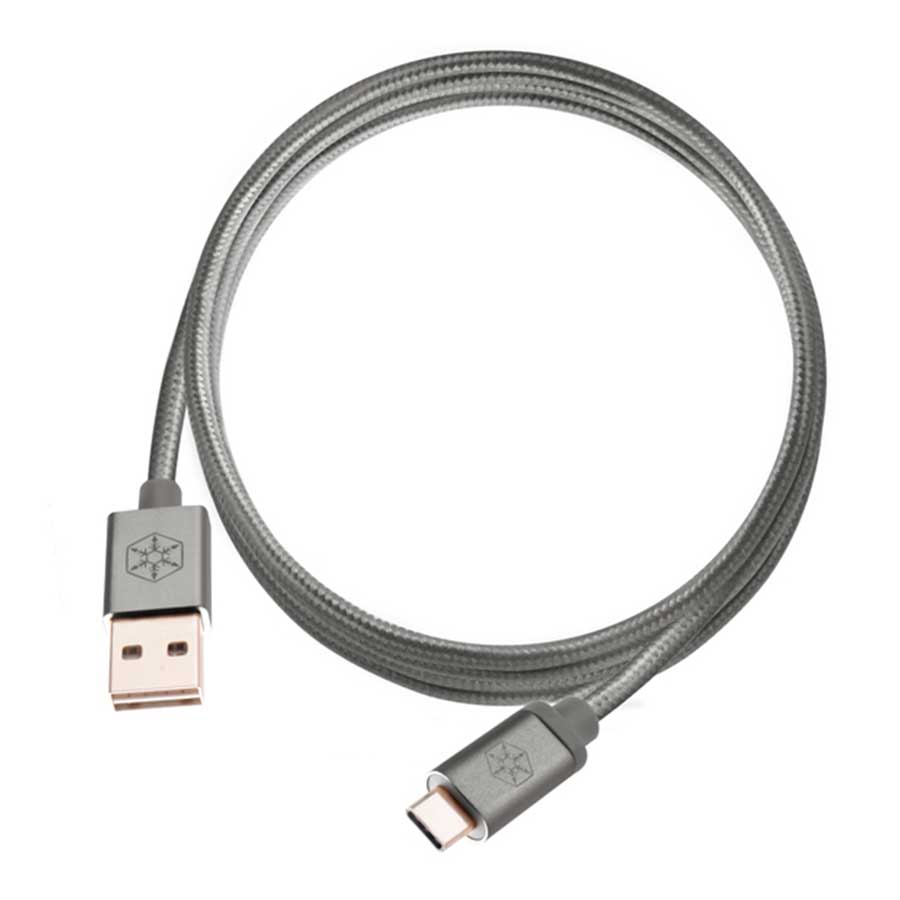 کابل تبدیل 1.8 متری USB-A به USB-C سیلوراستون مدل SST-CPU04