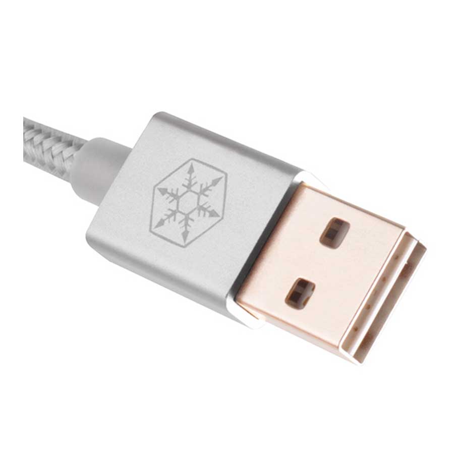 کابل تبدیل 1.8 متری USB-A به USB-C سیلوراستون مدل SST-CPU04