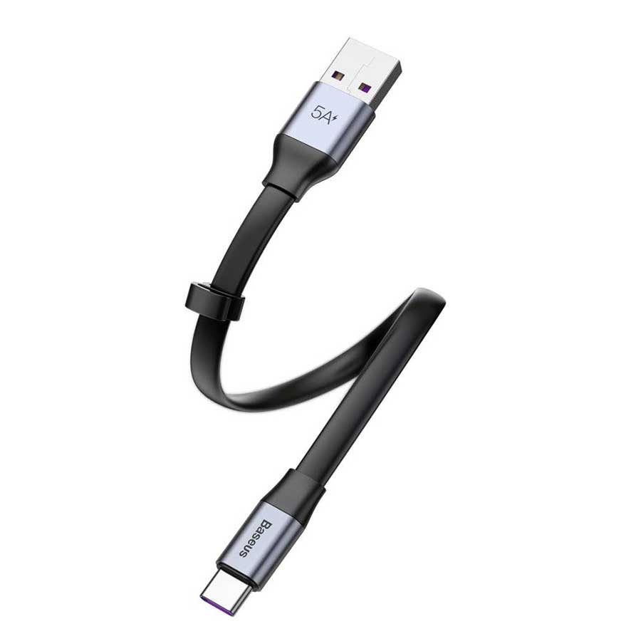 کابل تبدیل 0.23 متری USB به USB-C باسئوس مدل Simple HW CATMBJ-BG1