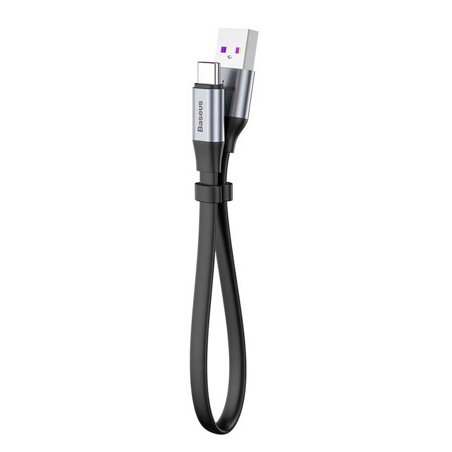 کابل تبدیل 0.23 متری USB به USB-C باسئوس مدل Simple HW CATMBJ-BG1