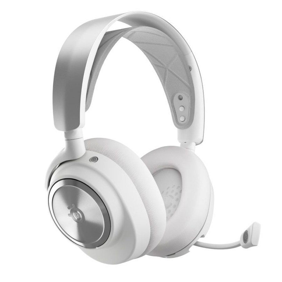 SteelSeries Arctis Nova Pro White Headset with Dolby 7.1 Surround Sound