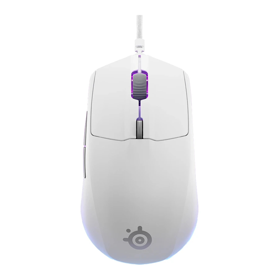 SteelSeries Rival 3 Gen 2 White Wired Gaming Mouse ماوس گیمینگ باسیم استیل سریز