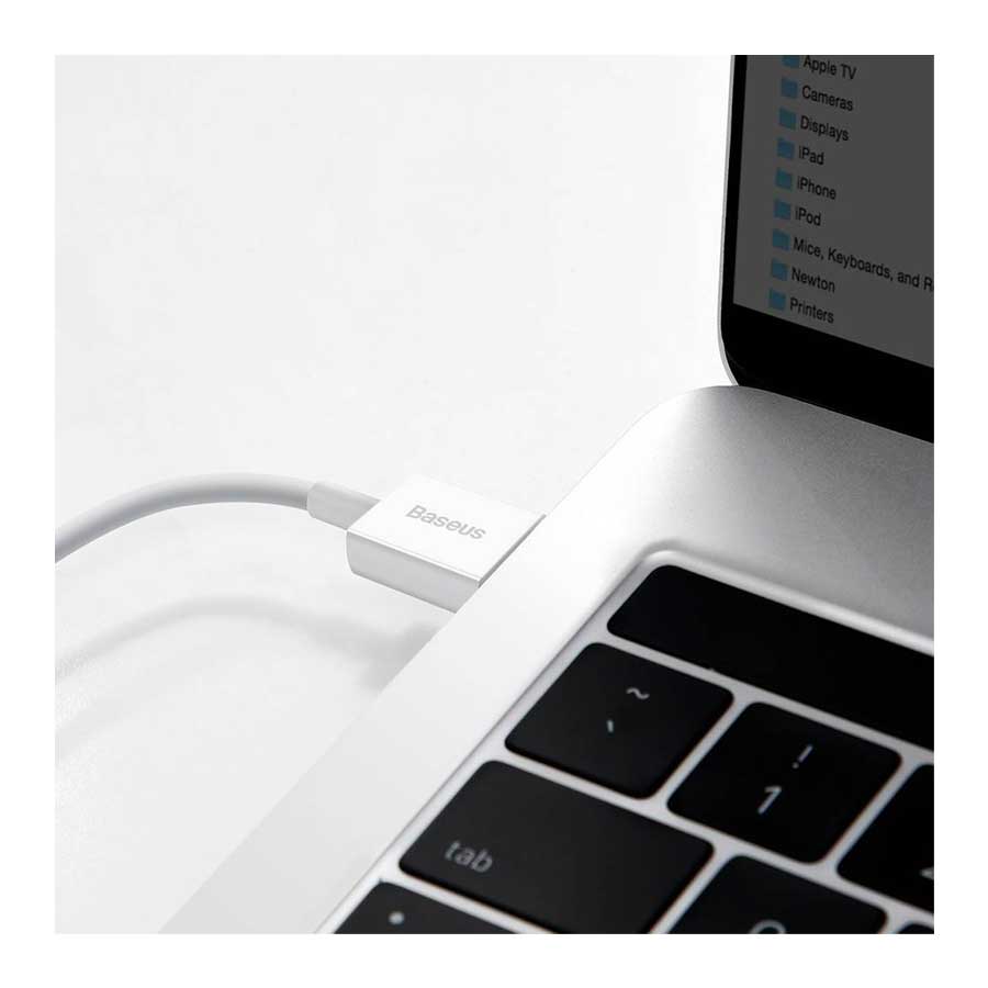 کابل تبدیل 2 متری USB به USB-C باسئوس مدل Superior CATYS-A01