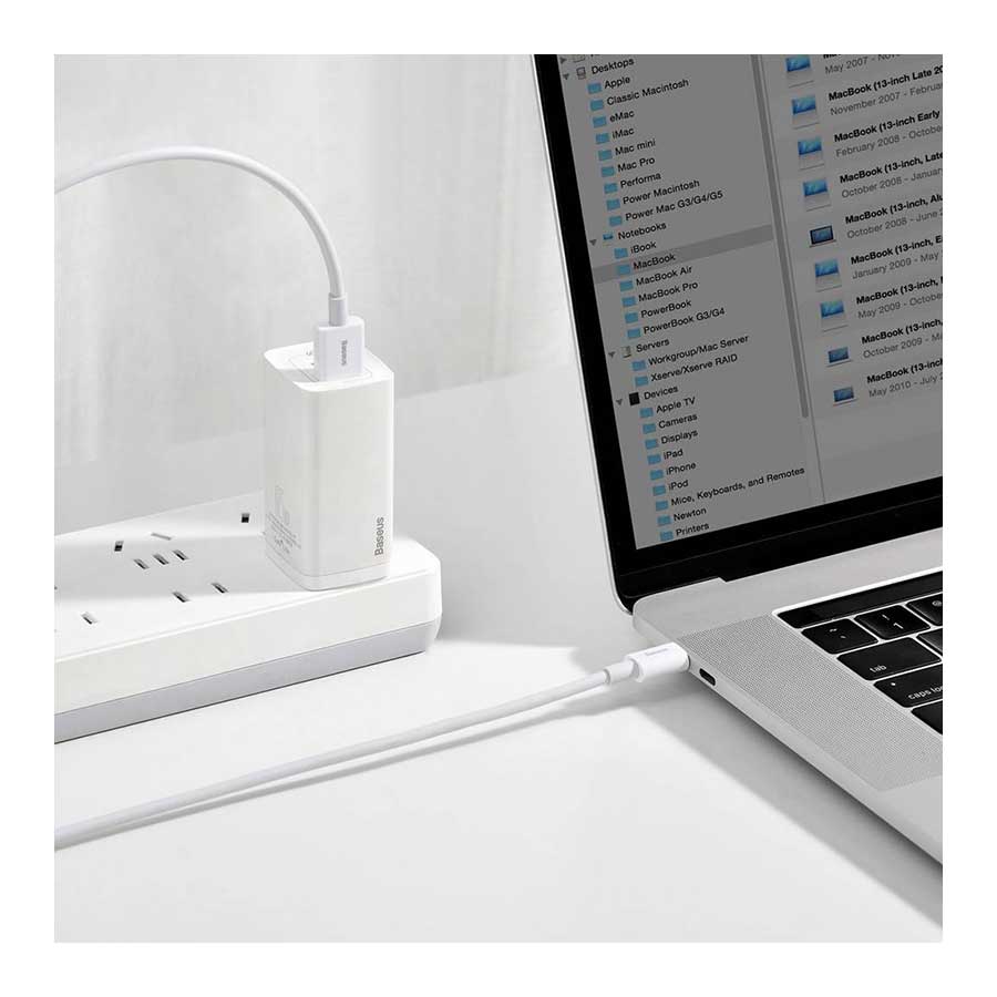 کابل تبدیل 2 متری USB به USB-C باسئوس مدل Superior CATYS-A01