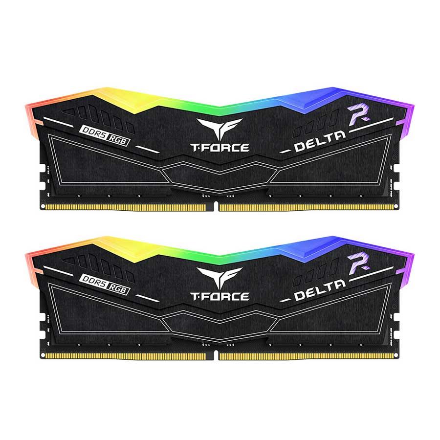 رم تیم گروپ مدل T-Force DELTA RGB Black DDR5