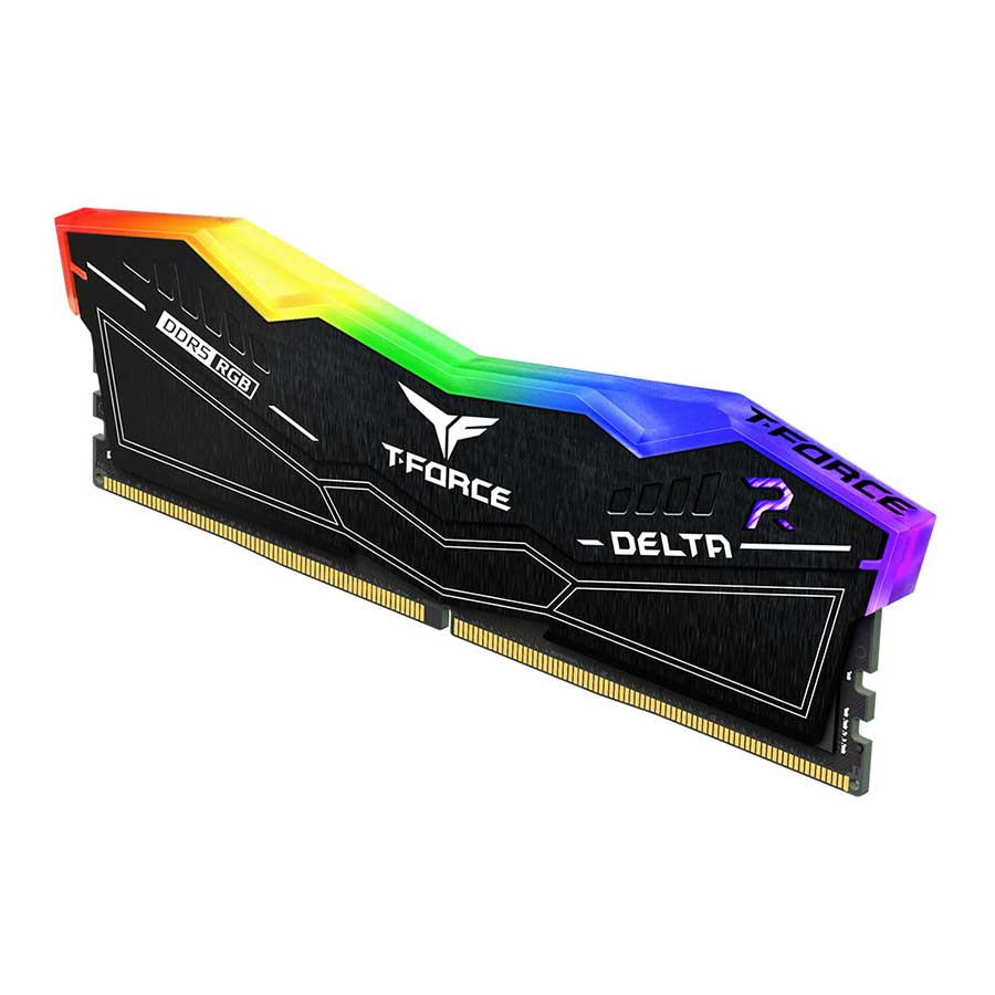 رم تیم گروپ مدل T-Force DELTA RGB Black DDR5