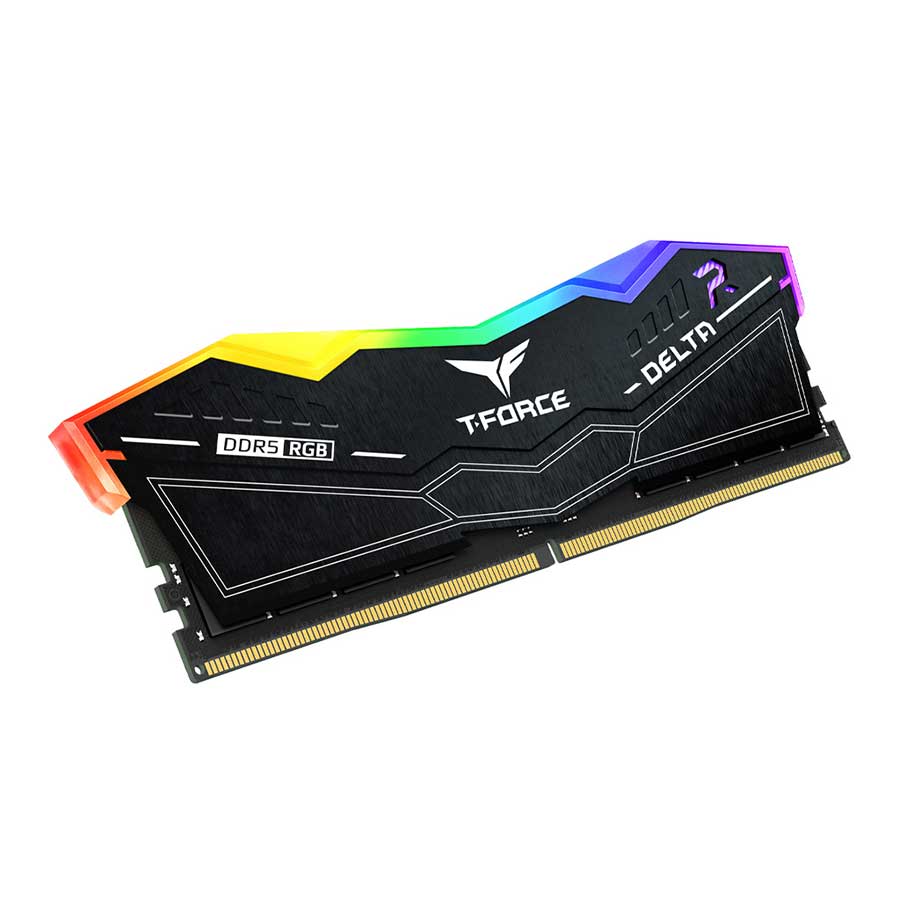 رم تیم گروپ مدل T-Force DELTA RGB Black DDR5