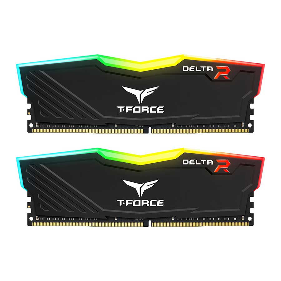 رم تیم گروپ مدل T-Force DELTA RGB DDR4 Dual