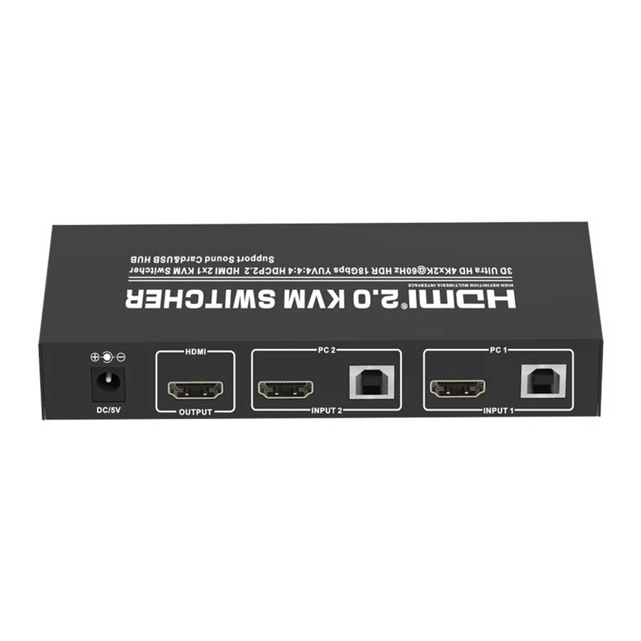 سوییچ 2 پورت KVM تی سی تی مدل TC-KSW-21U