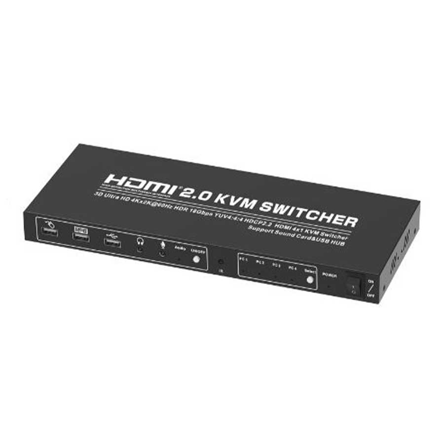 سوییچ 4 پورت KVM تی سی تی مدل TC-KSW-41U