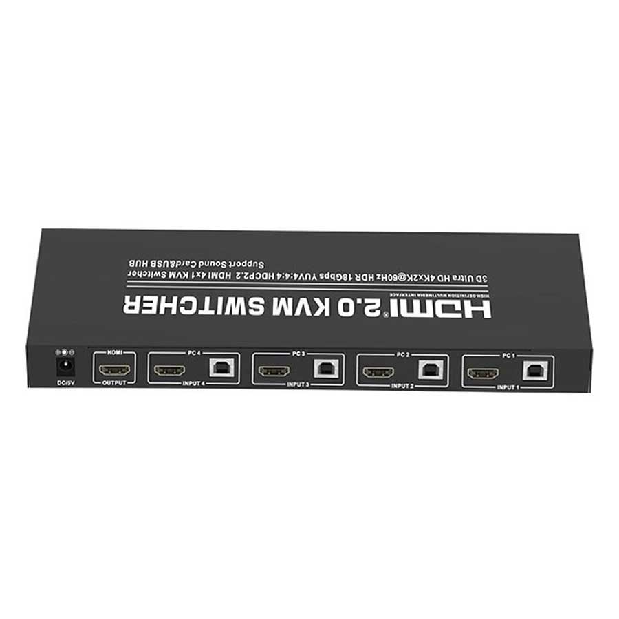 سوییچ 4 پورت KVM تی سی تی مدل TC-KSW-41U