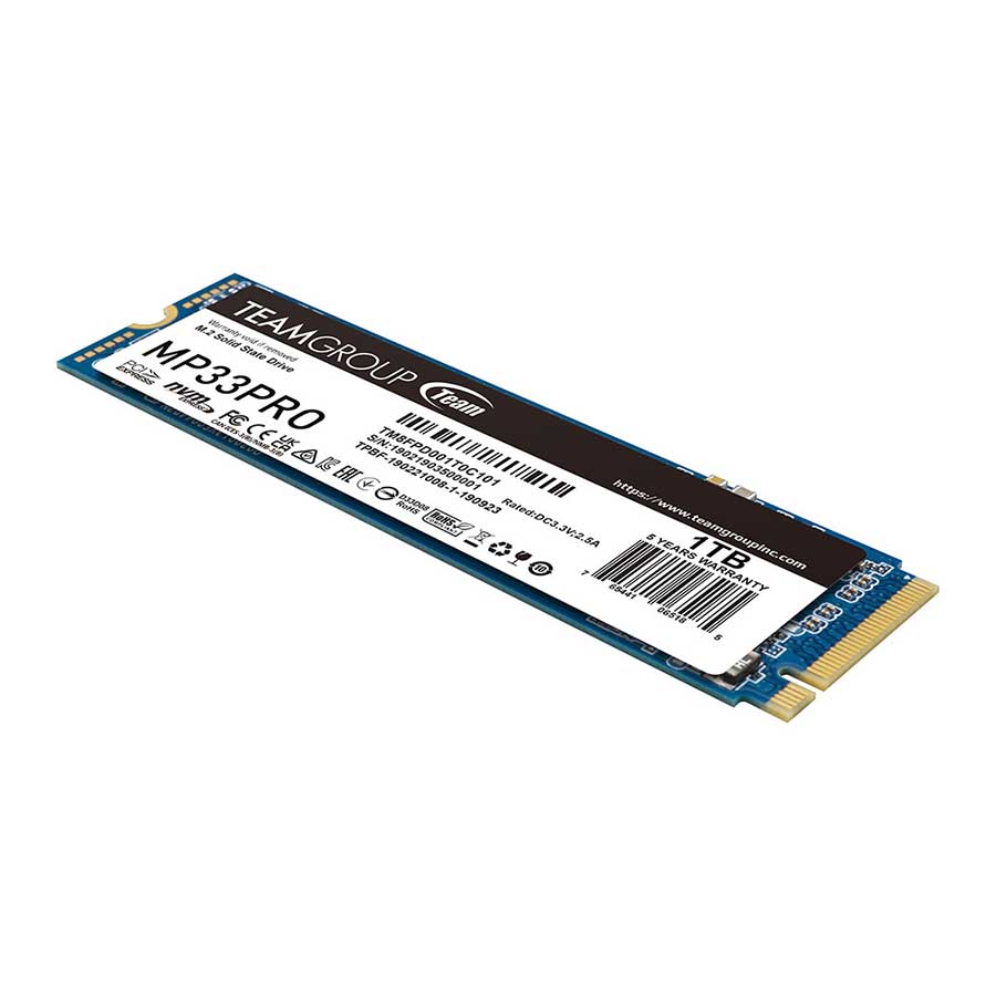 اس اس دی 1 ترابایت تیم گروپ مدل MP33 PRO M.2 2280 PCIe NVMe