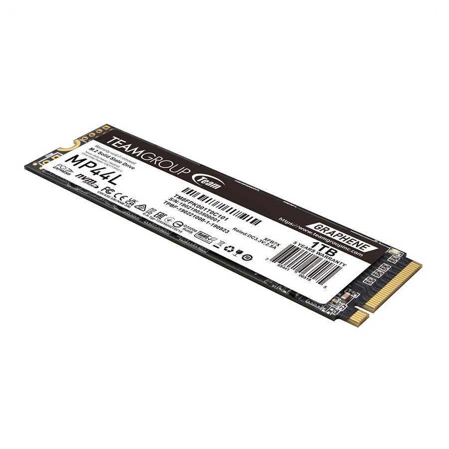 اس اس دی 1 ترابایت تیم گروپ مدل MP44L M.2 PCIe 4.0 NVMe