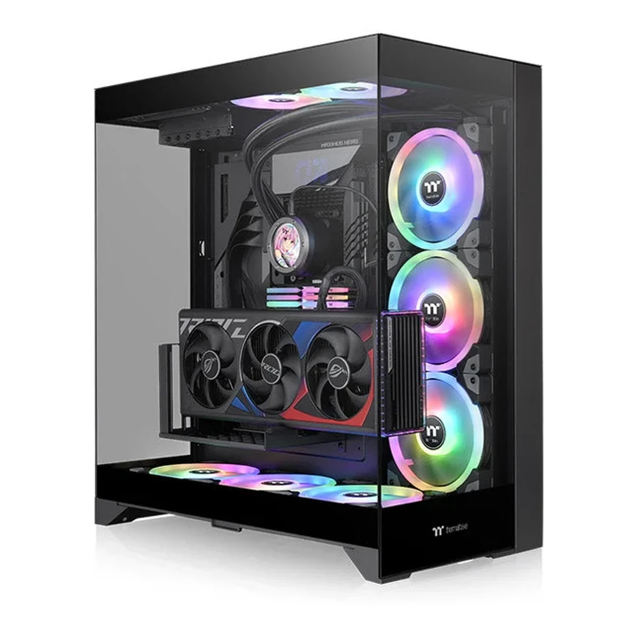 Thermaltake CTE E550 TG Black ARGB Mid Tower Gaming Computer Case کیس کامپیوتر ترمالتیک