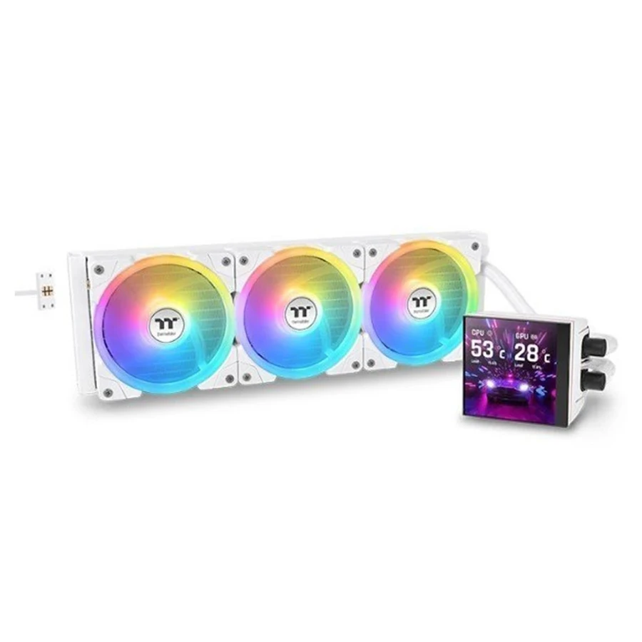 Thermaltake Magfloe 360 Snow ARGB Liquid Processor Cooler خنک کننده پردازنده ترمالتیک