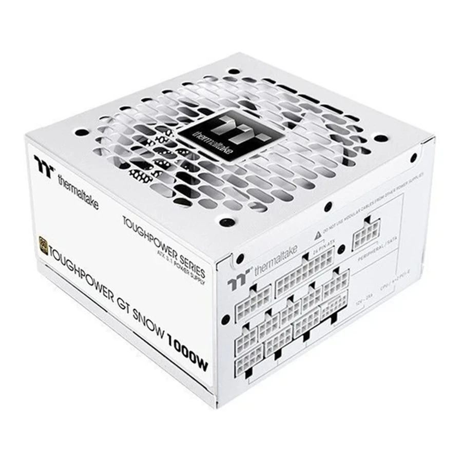 Thermaltake Toughpower GT 1000W Snow Gold Full Modular PSU پاور کامپیوتر 1000 وات تمام ماژولار ترمالتیک