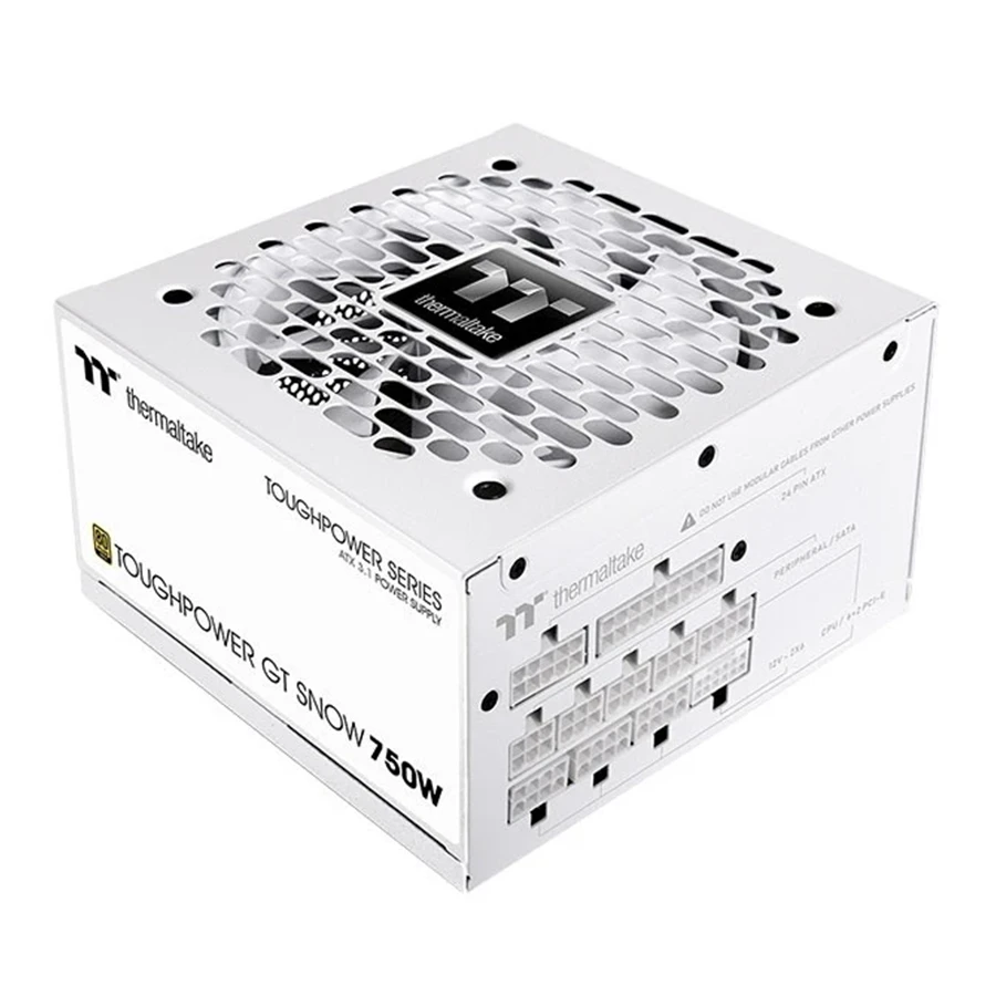 Thermaltake Toughpower GT 750W Snow Gold Full Modular PSU پاور کامپیوتر 750 وات تمام ماژولار ترمالتیک