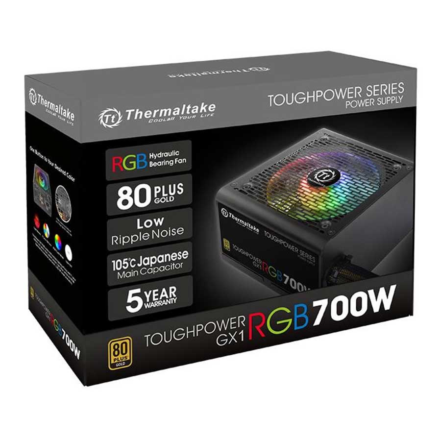 پاور کامپیوتر 700 وات ترمالتیک مدل Toughpower GX1 RGB