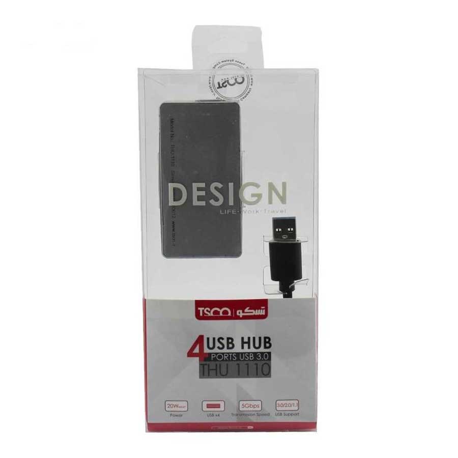 هاب USB 3.0 چهار پورت تسکو مدل THU 1110