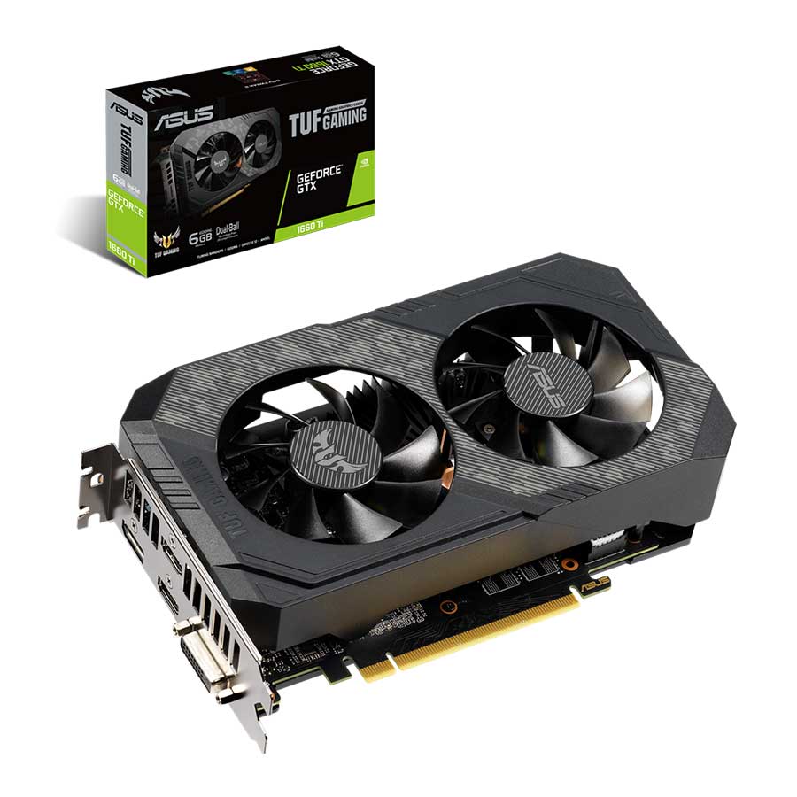 کارت گرافیک ایسوس مدل TUF Gaming GeForce GTX1660 Ti 6GB GDDR6