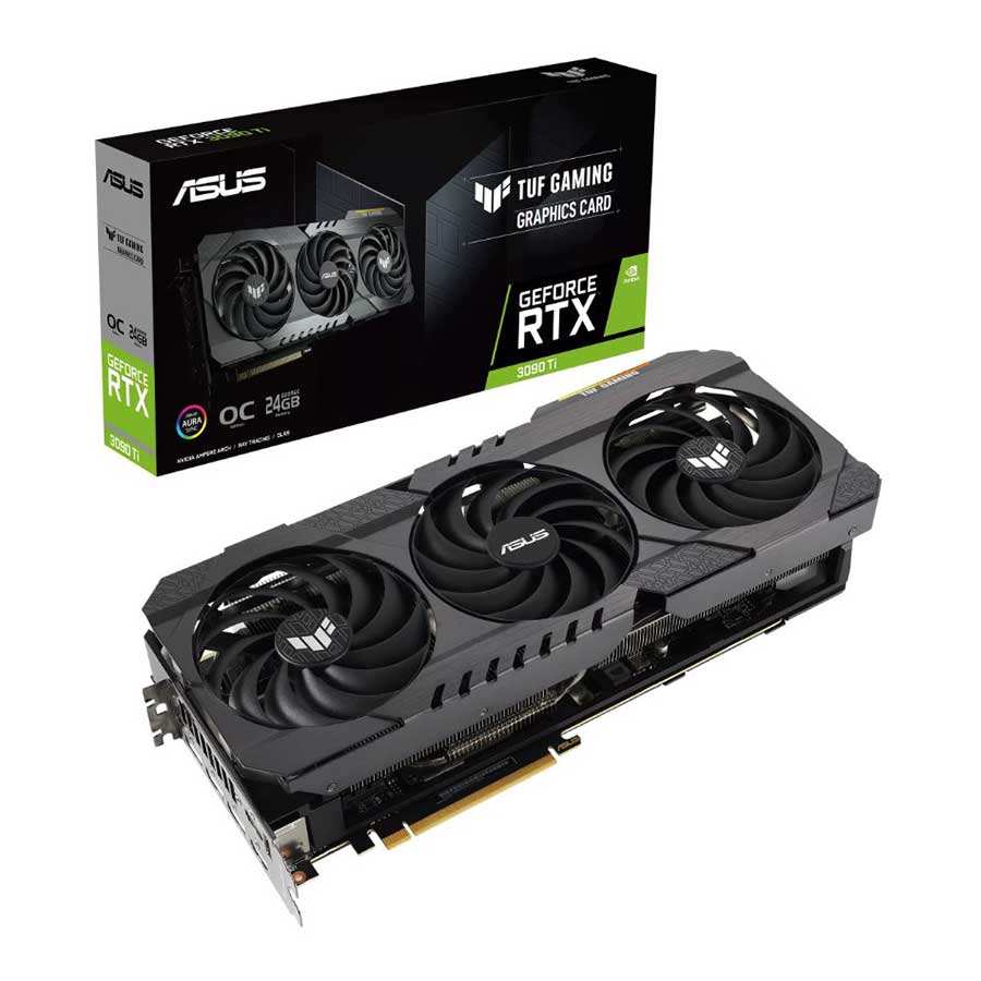 کارت گرافیک ایسوس TUF Gaming GeForce RTX3090 Ti OC Edition 24GB GDDR6X