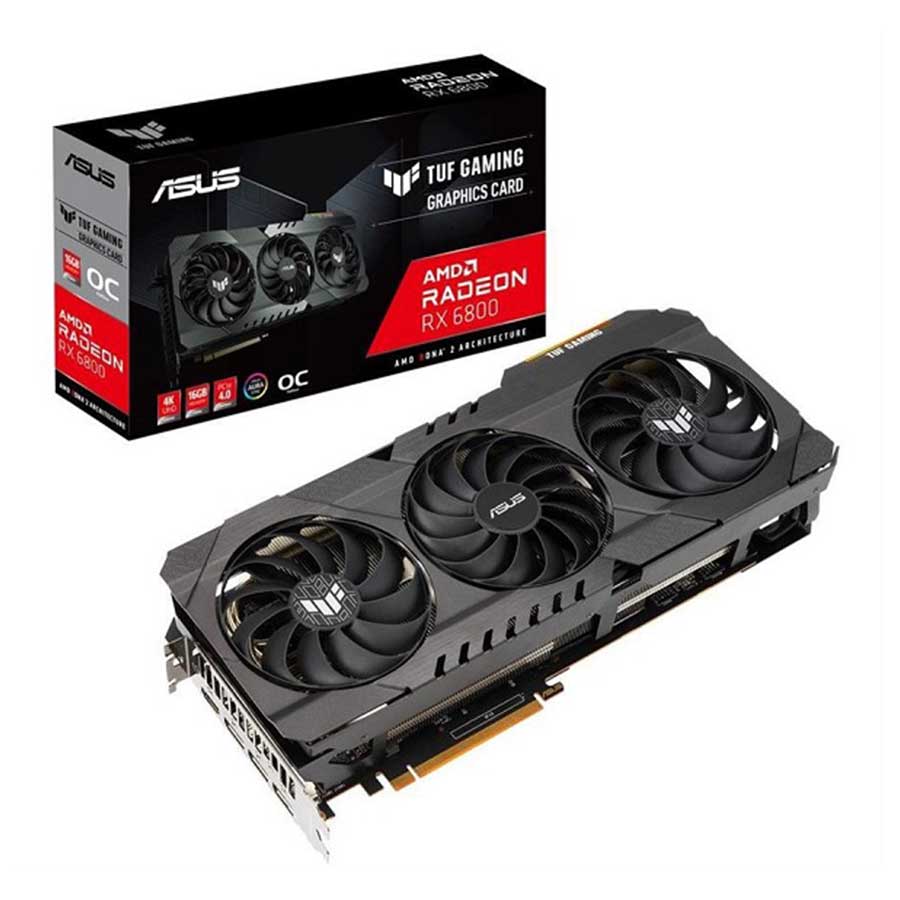 کارت گرافیک ایسوس مدل TUF GAMING Radeon RX6800 XT