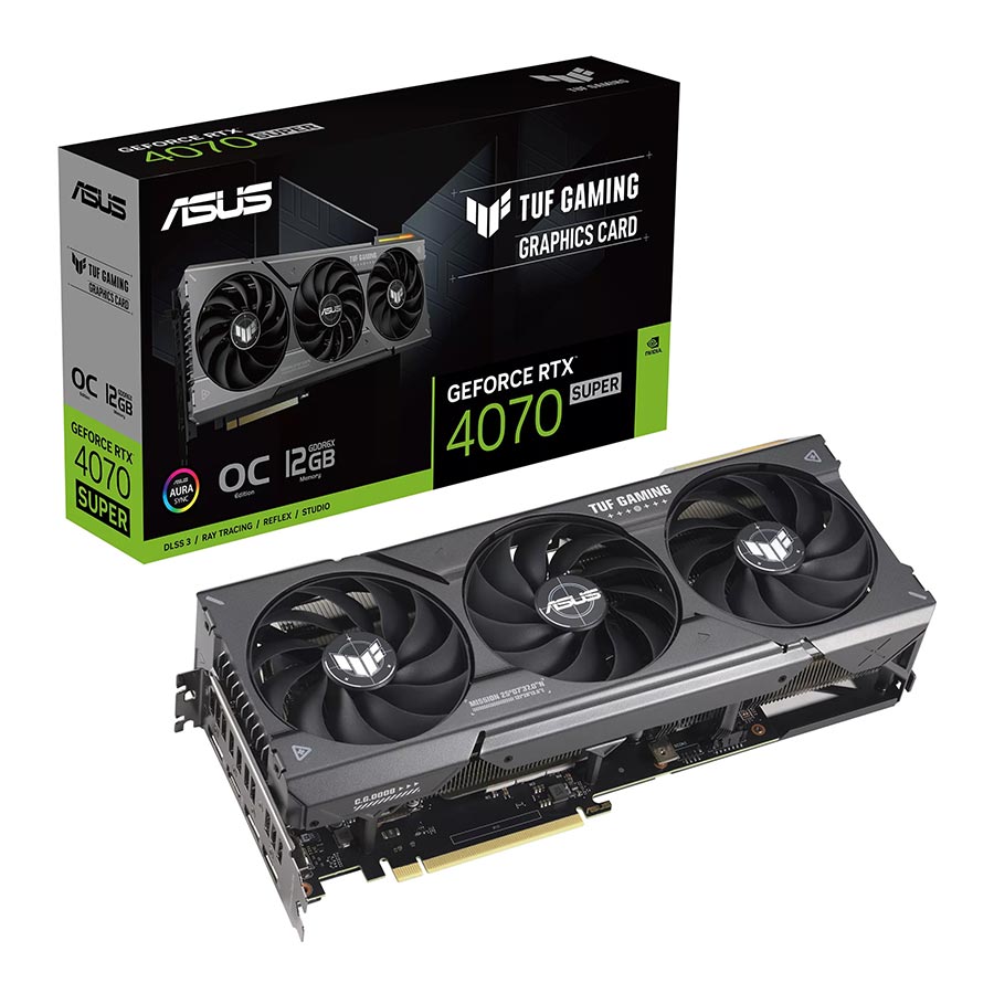 کارت گرافیک ایسوس مدل  TUF-RTX4070S-O12G-GAMING