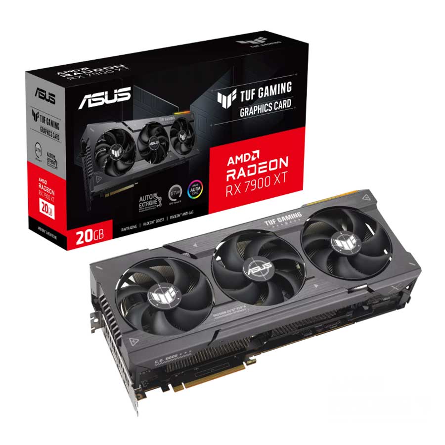 کارت گرافیک ایسوس مدل TUF-RX7900XT-20G-GAMING