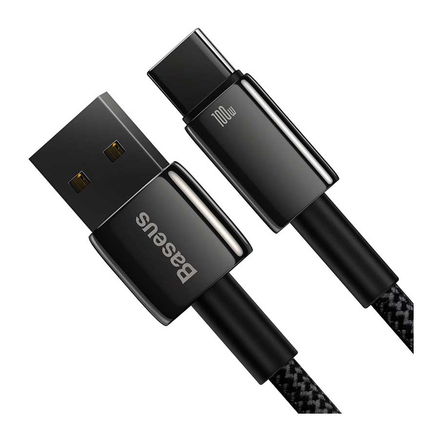 کابل تبدیل 2 متری USB به USB-C بیسوس مدل Tungsten CAWJ000101