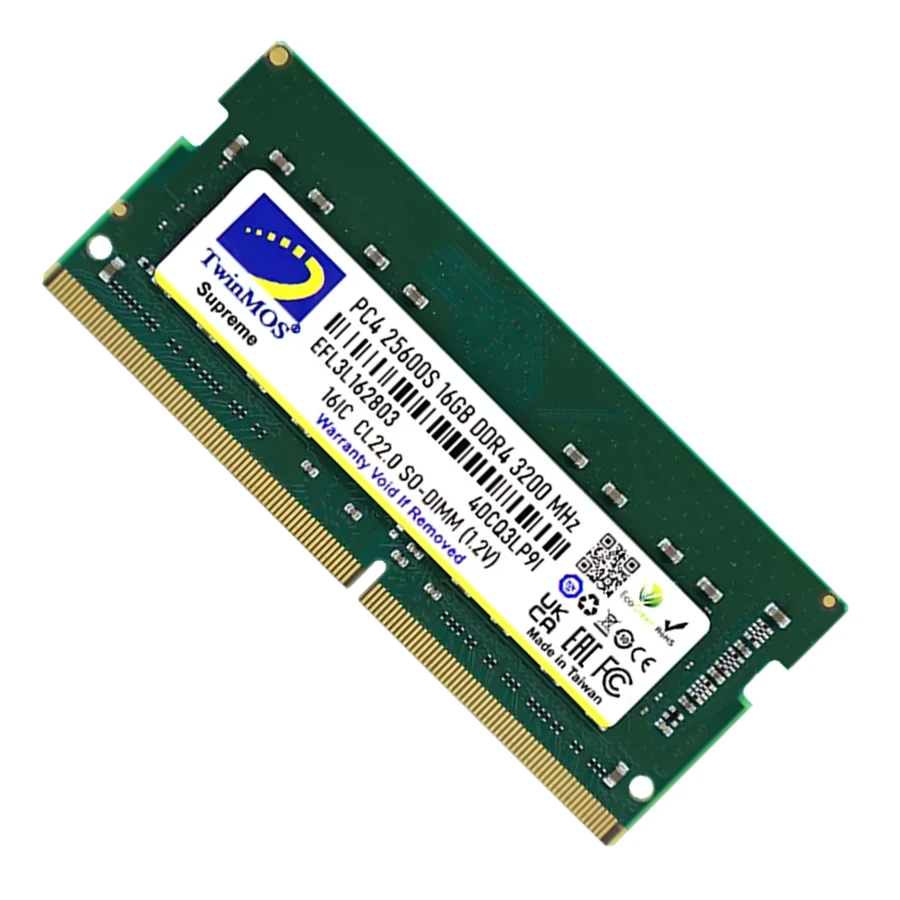 TwinMOS 16GB 3200MHz CL22 DDR4 SO-DIMM LAPTOP RAM رم لپ تاپ توین موس