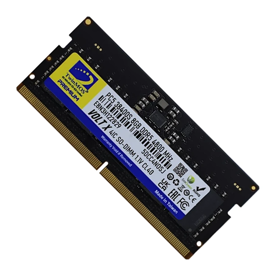 TwinMOS VOLTX 8GB 4800MHz CL40 DDR5 SO-DIMM LAPTOP RAM رم لپ تاپ تویین موس