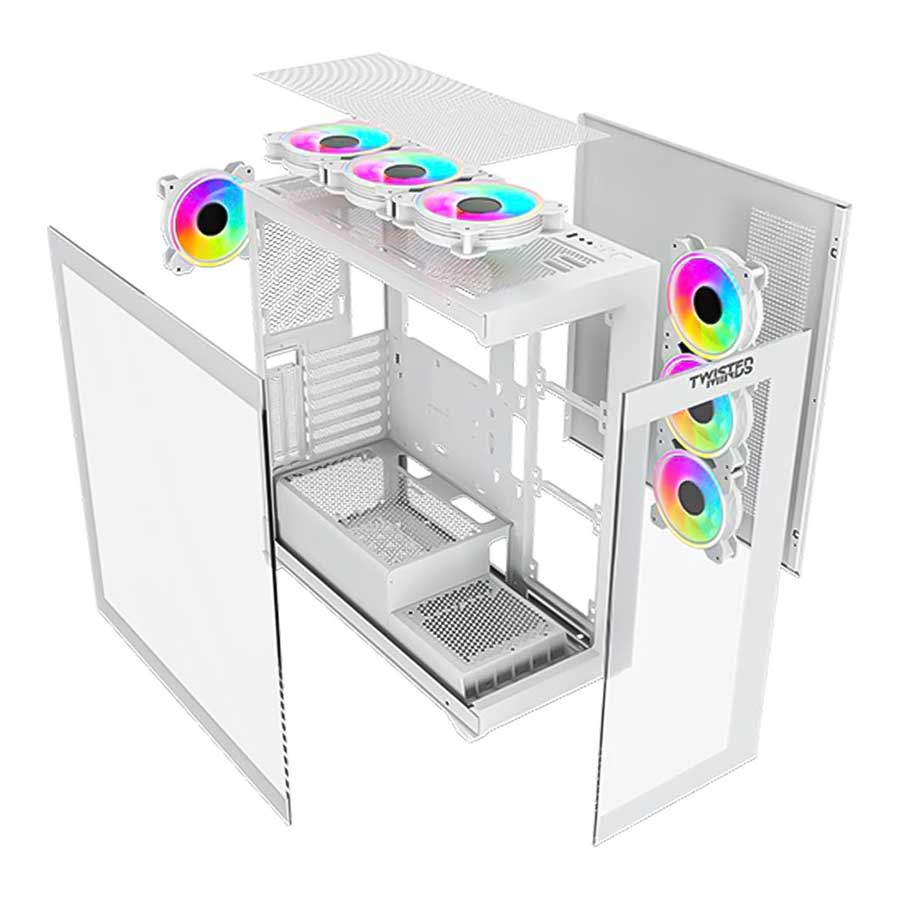 کیس کامپیوتر تویستد مایندز مدل Quantum White