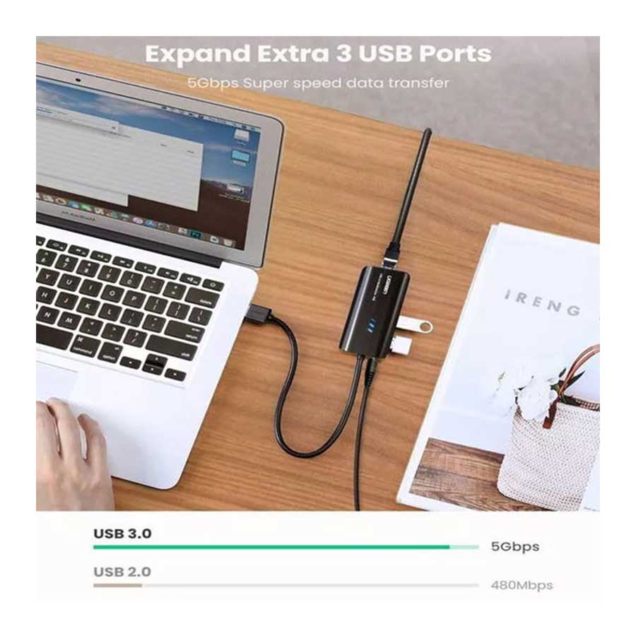 هاب USB 3.0 چهار پورت یوگرین مدل 20265