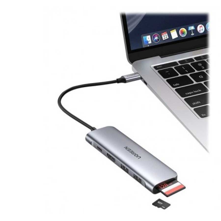 هاب USB-C شش پورت یوگرین مدل CM195 70411